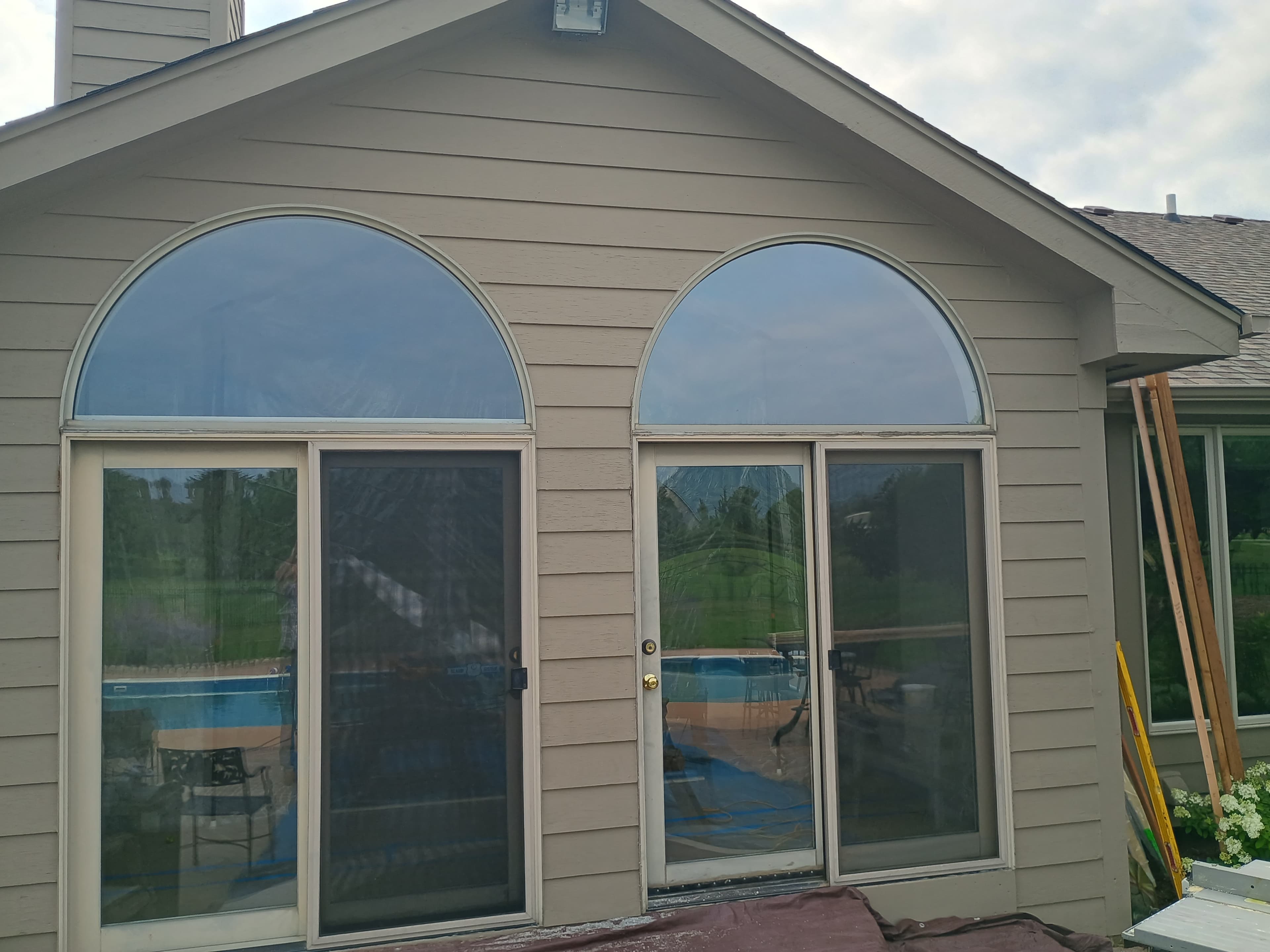 Before view of Glen Ellyn Door Conversion